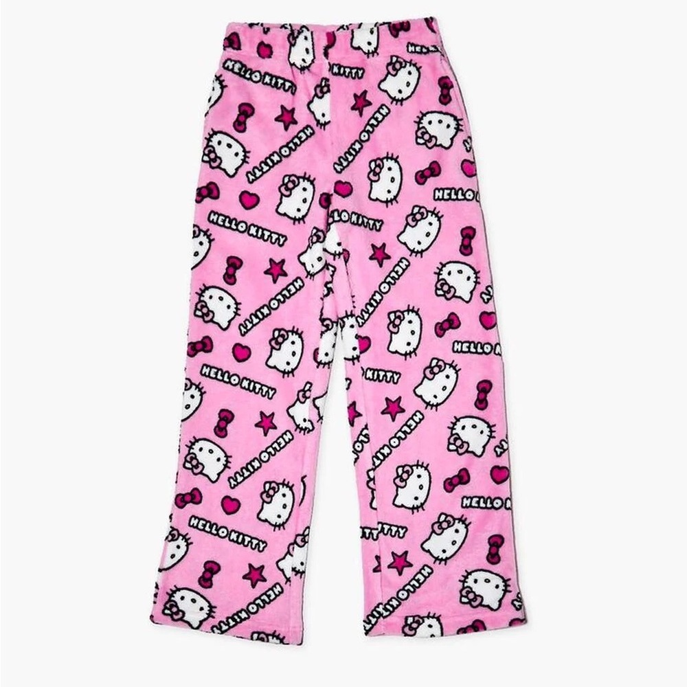 Forever 21 Hello Kitty Pajama Pants Pink